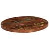 vidaXL Table Top Ø 60x2.5 cm Round Solid Wood Reclaimed