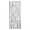 vidaXL Insect Curtain Light and Dark Grey 56x185 cm Chenille