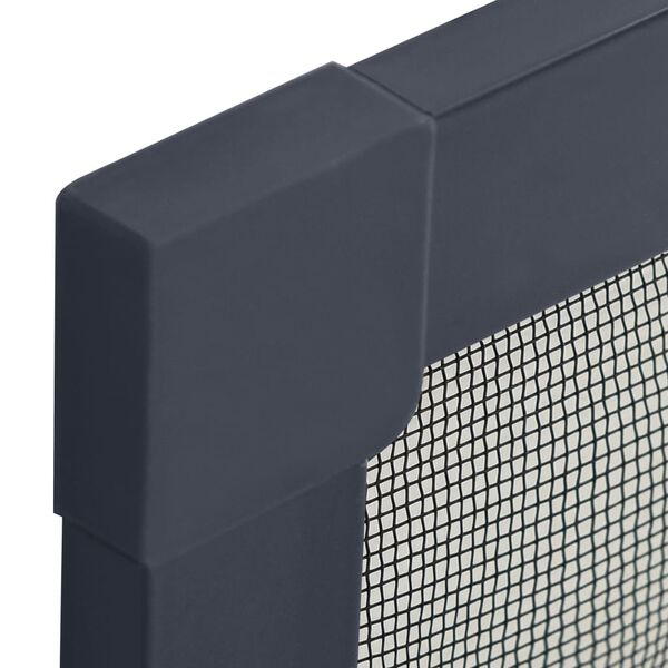 vidaXL Insect Screen for Windows Anthracite 100x120 cm