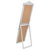 vidaXL Free-Standing Mirror Silver 45x180 cm
