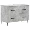 vidaXL Bathroom Sink Cabinet HAARLEM Concrete Grey 82 x 41x 58.5 cm