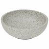 vidaXL Countertop Basin Grey Round Φ41x14 cm Ceramic