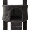 vidaXL Floor to Ceiling Cat Tree Dark Grey 220-240 cm
