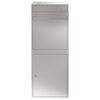 vidaXL Parcel Drop Box Silver 47.5 x 38 x 59 cm Stainless Steel