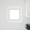 vidaXL Basement Window RISOR 60x60 cm Tilt&Turn DIN Left White