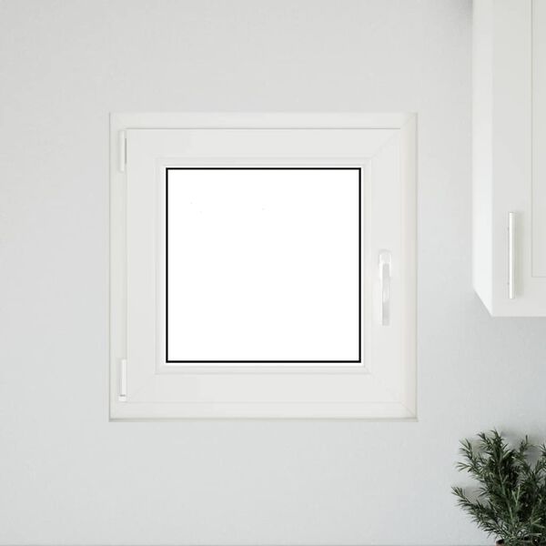 vidaXL Basement Window RISOR 60x60 cm Tilt&Turn DIN Left White