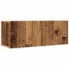 vidaXL TV Cabinets Wall-mounted 2 pcs Old Wood 80x30x30 cm