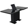 vidaXL Extendable Dining Table High Gloss Black