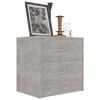 vidaXL Bedside Cabinets 2 pcs Concrete Grey 40x30x40 cm Engineered Wood