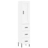 vidaXL Highboard White 34,5x34x180 cm Engineered Wood