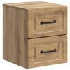 vidaXL Wall-Mounted Bedside Cabinet Artisan Oak 34.5 x 33 x 40 cm