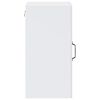 vidaXL Kitchen Wall Cabinet with Glass Door&nbsp;Porto High Gloss White