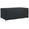 vidaXL Furniture Cover Plain Black 240 x 140 x 90 cm 600D