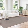 vidaXL Area Rugs Rectangular LUGO Taupe 280 x 200 cm Polyester