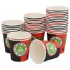 vidaXL Paper Coffee Cups with Lids 1000 pcs 4oz 120ml