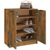 vidaXL Shoe Cabinet Smoked Oak 59x35x70 cm Engineered Wood