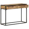 vidaXL Console Table 100x35x75 cm Solid Mango Wood
