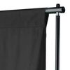 vidaXL Backdrop Cotton without Stand Black 500x300 cm