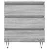 vidaXL Sideboard Grey Sonoma 60x35x70 cm Engineered Wood