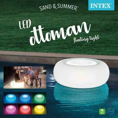Intex LED Ottoman 86x33 cm