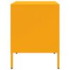 vidaXL Bedside Cabinet Mustard Yellow 36x39x50.5 cm Steel