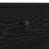 vidaXL Coffee Table Black Oak 90 x 90 x 28 cm Engineered Wood