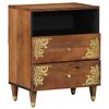 vidaXL Bedside Cabinet Honey Brown 50 x 33 x 62 cm Solid Mango Wood