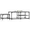 vidaXL Nesting Coffee Tables 2 pcs Grey Sonoma Engineered Wood