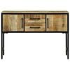 vidaXL Console Table with Door Brown 100 x 35 x 70 cm Solid mango wood