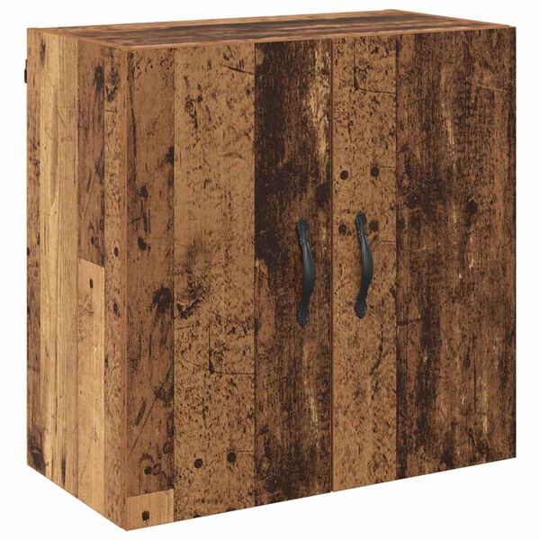 vidaXL Wall-Mounted Cabinet Old Wood 60 x 31 x 60 cm Engineered Wood