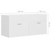vidaXL Sink Cabinet with Built-in Basin White Engineered Wood