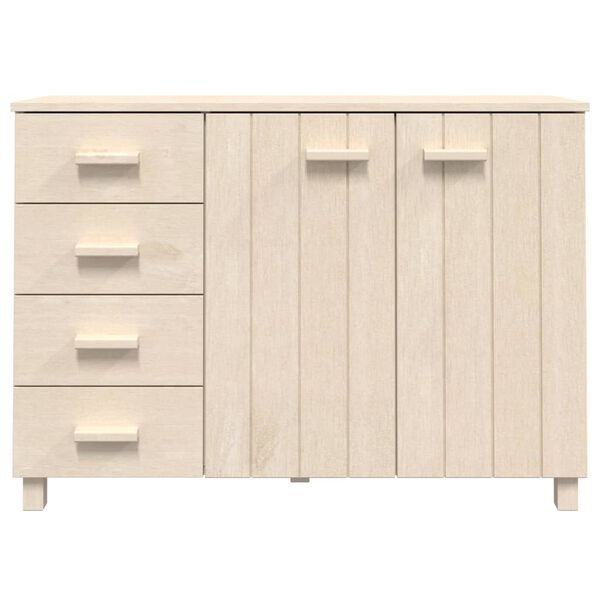 vidaXL Sideboard HAMAR Honey Brown 113x40x80 cm Solid Wood Pine