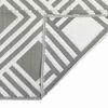 vidaXL Outdoor Rug Geometric ARAKIL Grey and White 400 x 300 cm