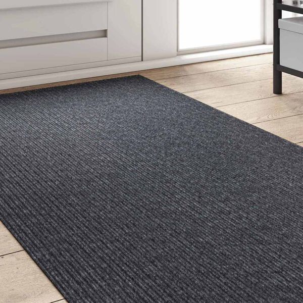 vidaXL Carpet Runner Grey 80 x 400 cm Fabric