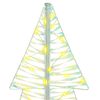 vidaXL Christmas Tree with 160 LEDs Warm White 150 cm PET