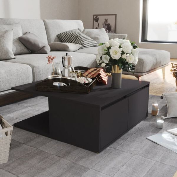 vidaXL Coffee Table Grey 80x80x31 cm Engineered Wood