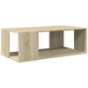vidaXL Coffee Table Sonoma Oak 89.5x48x30 cm Engineered Wood