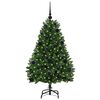 vidaXL Artificial Christmas Tree with Stand Green 120 cm PVC and Metal