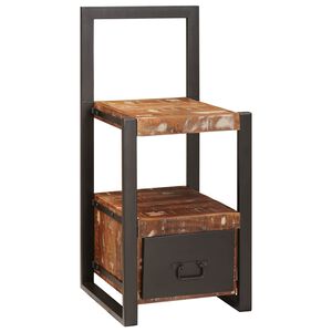 vidaXL Valet Stand Multicolour 40 x 40 x 90 cm Solid Reclaim wood