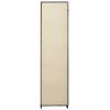 vidaXL Wardrobe with Compartments and Rods Cream 150x45x176 cm Fabric
