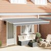 vidaXL Awning Frame White 4 x 2 m Metal