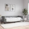 vidaXL Day Bed without Mattress Light Grey 90x190 cm Single Fabric