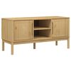 vidaXL TV Cabinet "FLORO" Wax Brown 114x43x55 cm Solid Pine Wood