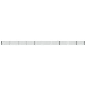 vidaXL Wire Mesh Fence with Flange Green 0.8x25 m