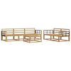 vidaXL Outdoor Sofa Set 6 pcs White