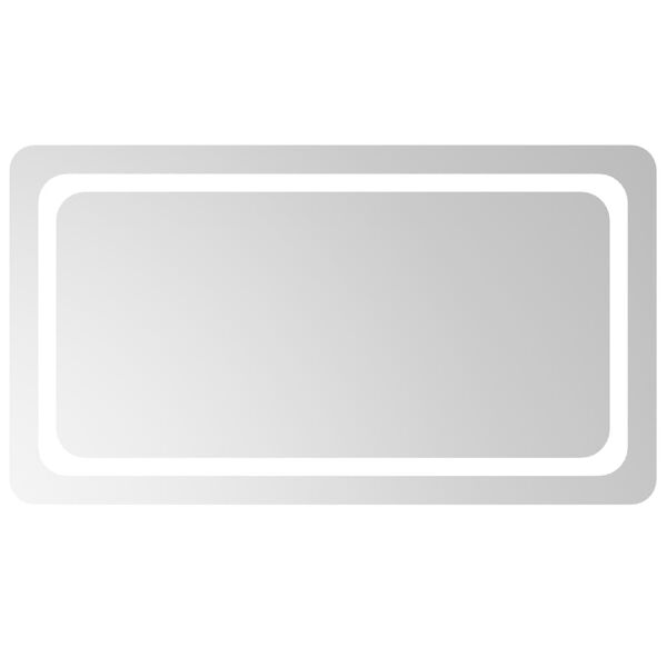 vidaXL LED Bathroom Mirror 90x50 cm