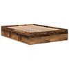 vidaXL Bed Frame without Mattress Old Wood 140x200cm Engineered Wood
