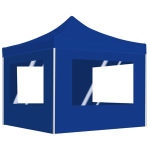 vidaXL Party Tent | Blue | Aluminium alloy, Oxford fabric with PVC coating