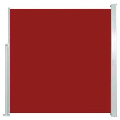 vidaXL Retractable Side Awning 140 x 300 cm Red