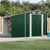 vidaXL Garden Shed Green 277x192.5x179 cm Galvanised Steel